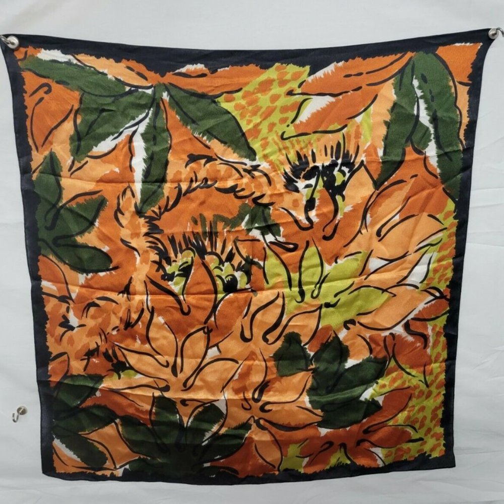 VINTAGE FLORAL PRINT LADIES SCARF